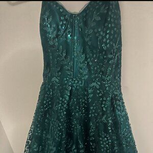 Brand new Laura emerald ballgown dress